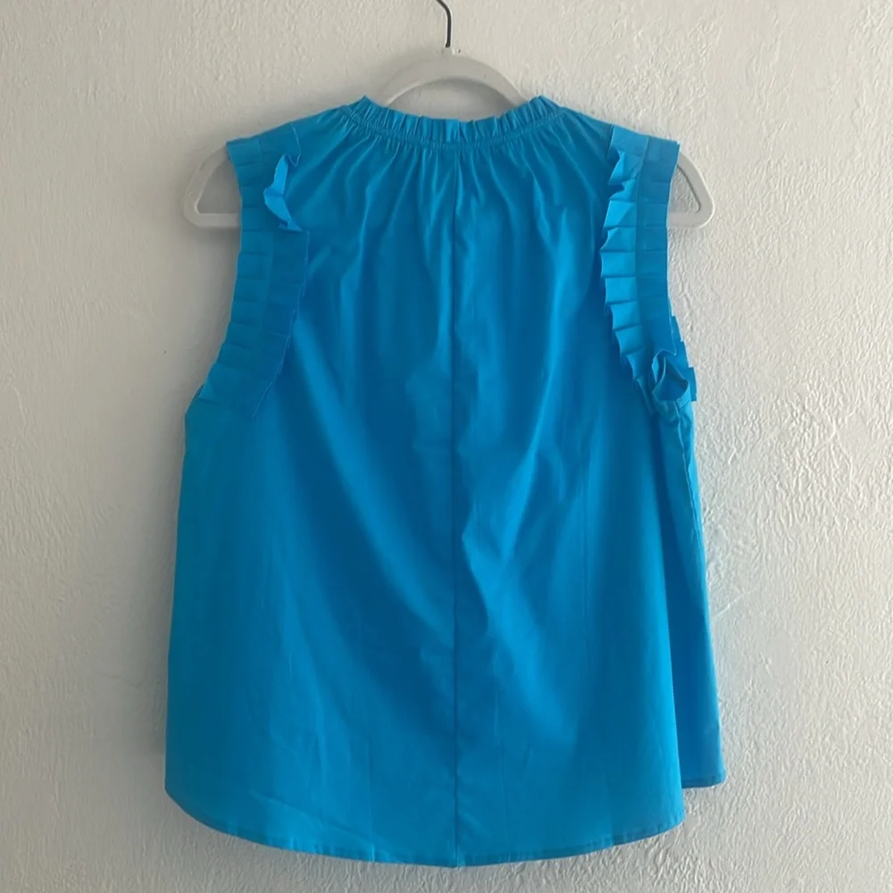 Time After Time Medium Channing Top, Aqua - Picture 7 of 10